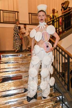 Irina Dzhus as a guest at the opening of the Berlin Salon at Berlin Fashion Week 2025 in the Courtesy Helmut Newton Foundation a,June 30, 2025 in Berlin Berlin Germany