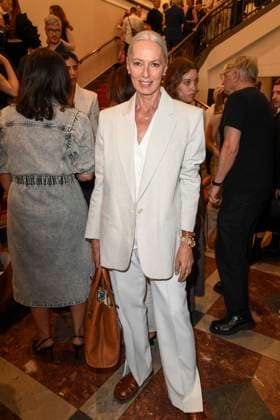 Petra van Bremen as a guest at the opening of the Berlin Salon at Berlin Fashion Week 2025 at the Courtesy Helmut Newton Foundation on June 30, 2025 in Berlin Berlin Germany
