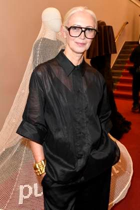 Christiane Arp as a guest at the opening of the Berlin Salon at Berlin Fashion Week 2025 in the Courtesy Helmut Newton Foundation a,June 30, 2025 in Berlin Berlin Germany