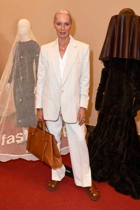 Petra van Bremen as a guest at the opening of the Berlin Salon at Berlin Fashion Week 2025 at the Courtesy Helmut Newton Foundation on June 30, 2025 in Berlin Berlin Germany