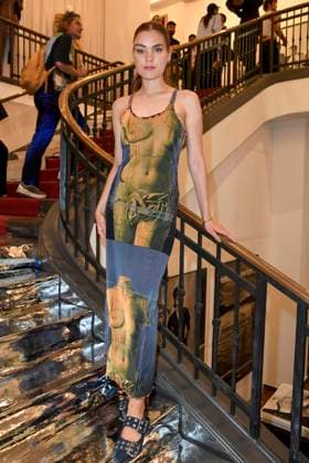 Jette Lübbehüsen Luebbhuesen as a guest at the opening of the Berlin Salon at Berlin Fashion Week 2025 in the Courtesy Helmut Newton Foundation a,June 30, 2025 in Berlin Berlin Germany