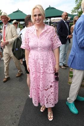 . 01 07 2025. London, United Kingdom. Rebel Wilson arriving on day two of the Wimbledon Tennis Championships in London.  xStephenxLockx xi-Imagesx IIM-26061-0002