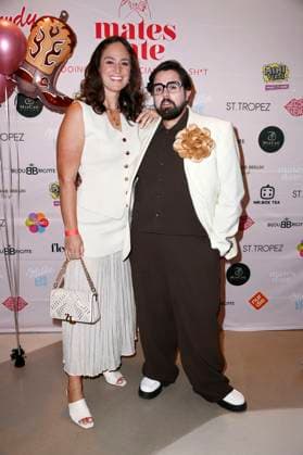 Saskia Grimm and Steven Preisner at the Mates Date Influencer Event at Berlin Fashion Week S S 2026 at Berliner Freiheit Berlin, 01 07 2025 Foto:xN.xKubelkax xFuturexImagex mates_5702