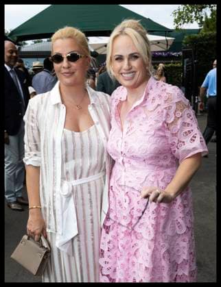 . 01 07 2025. London, United Kingdom. Rebel Wilson and her wife Ramona Agruma, arriving on day two of the Wimbledon Tennis Championships in London.  xStephenxLockx xi-Imagesx IIM-26061-0042