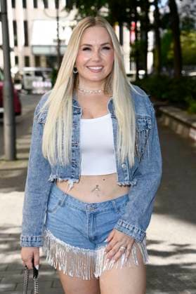 Marlisa Rudizo Mrs Marlisa at the Mates Date Influencer Event at Berlin Fashion Week S S 2026 at Berliner Freiheit Berlin, 01 07 2025 Foto:xN.xKubelkax xFuturexImagex mates_5734