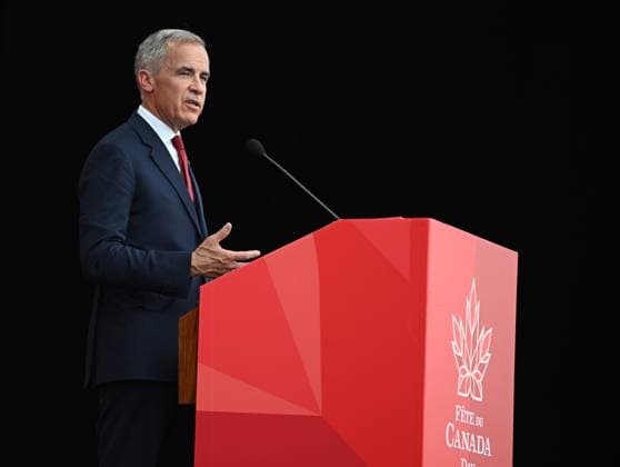 July 1, 2025, Ottawa, On, Canada: Prime Minister Mark Carney during Canada Day celebrations at LeBreton Flats in Ottawa on Tuesday, July 1, 2025. Ottawa Canada  - ZUMAc35_ 20250701_zaf_c35_036 Copyright: xSpencerxColbyx