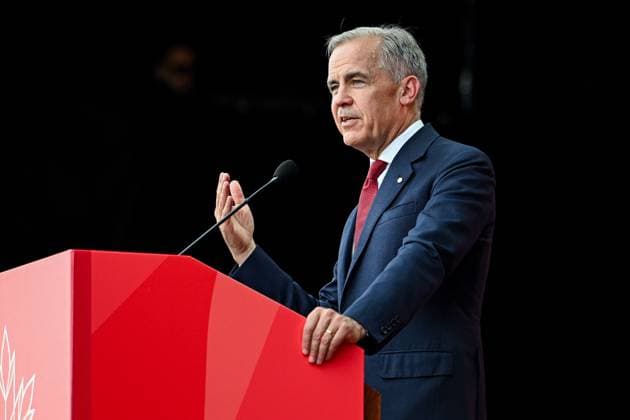July 1, 2025, Ottawa, On, Canada: Prime Minister Mark Carney speaks during Canada Day celebrations at LeBreton Flats in Ottawa, on Tuesday, July 1, 2025. Ottawa Canada  - ZUMAc35_ 20250701_zaf_c35_124 Copyright: xSpencerxColbyx