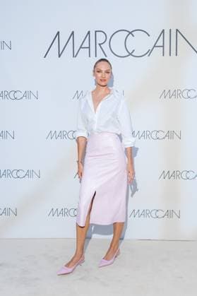 Fashion Week Berlin Marc Cain Guests and Show Candice Swanepoel at the Marc Cain Fashion Show A Quiet Rebellion as part of the Berlin Fashion Week at Pei Bau on 01 07 2025 in Berlin Copyright: xEventpressxKochanx