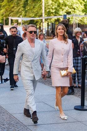 Fashion Week Berlin Marc Cain Guests and Show Ronan Keating and Storm Keating at the Marc Cain Fashion Show A Quiet Rebellion as part of the Berlin Fashion Week at Pei Bau on 01 07 2025 in Berlin Copyright: xEventpressxKochanx