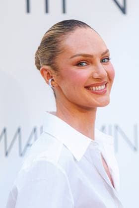 Fashion Week Berlin Marc Cain Guests and Show Candice Swanepoel at the Marc Cain Fashion Show A Quiet Rebellion as part of the Berlin Fashion Week at Pei Bau on 01 07 2025 in Berlin Copyright: xEventpressxKochanx