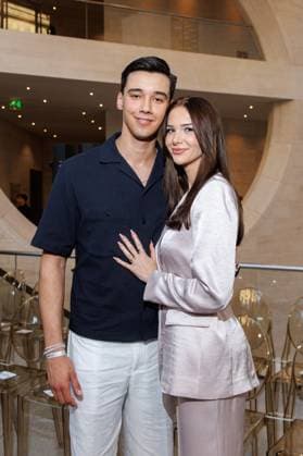 Fashion Week Berlin Marc Cain Guests and Show Diego Pooth and Louisa Büscher at the Marc Cain Fashion Show A Quiet Rebellion as part of the Berlin Fashion Week at Pei Bau on 01 07 2025 in Berlin Copyright: xEventpressxKochanx