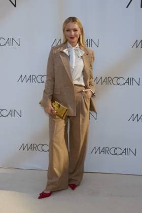 Barbara Kurdej Szatan Guest arrival at the Marccain Spring Summer 2026 Fashion Show A Quit Rebellion at Pei Bau in Berlin on 01 07 2025 Marccain Spring Summer 2026 Fashion Show