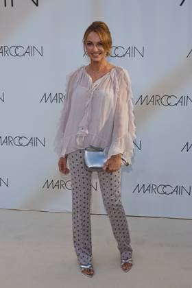Monika Sozanska Guest arrival at the Marccain Spring Summer 2026 Fashion Show A Quit Rebellion at Pei Bau in Berlin on 01 07 2025 Marccain Spring Summer 2026 Fashion Show