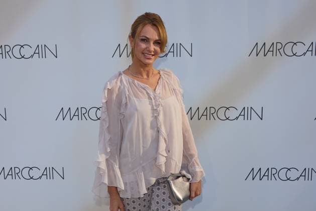 Monika Sozanska Guest arrival at the Marccain Spring Summer 2026 Fashion Show A Quit Rebellion at Pei Bau in Berlin on 01 07 2025 Marccain Spring Summer 2026 Fashion Show