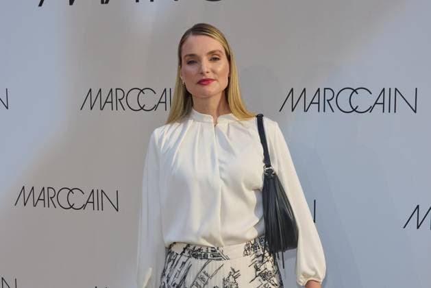 Marie von den Benken guest arrival at the Marccain Spring Summer 2026 Fashion Show A Quit Rebellion at Pei Bau in Berlin on 01 07 2025 Marccain Spring Summer 2026 Fashion Show