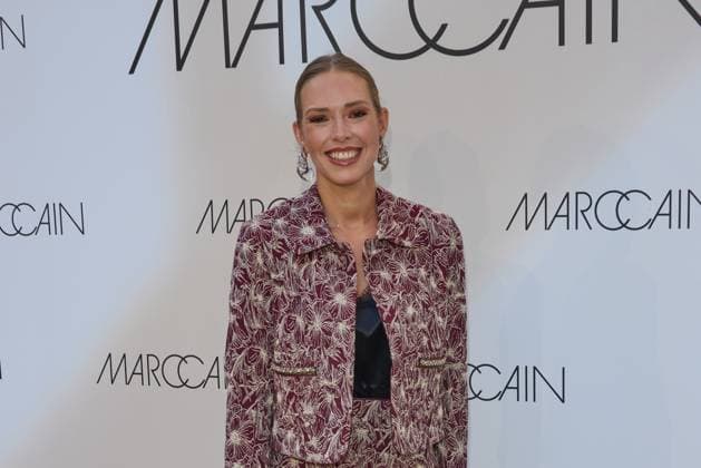 Anna Maria Sieklucka Guest arrival at the Marccain Spring Summer 2026 Fashion Show A Quit Rebellion at Pei Bau in Berlin on 01 07 2025 Marccain Spring Summer 2026 Fashion Show