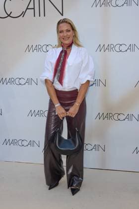 Antje Maranca Guest arrival for the Marccain Spring Summer 2026 Fashion Show A Quit Rebellion at Pei Bau in Berlin on 01 07 2025 Marccain Spring Summer 2026 Fashion Show