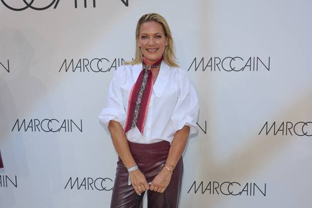 Antje Maranca Guest arrival for the Marccain Spring Summer 2026 Fashion Show A Quit Rebellion at Pei Bau in Berlin on 01 07 2025 Marccain Spring Summer 2026 Fashion Show