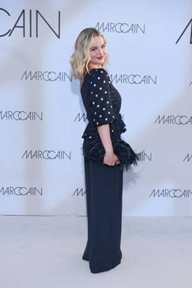 01 07 2025, Nele Roeffen as a guest at the Marc Cain Fashion Show 2025, A quiet rebellion, Hinter dem Gießhaus, Berlin, Berlin