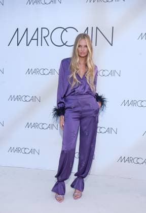 01 07 2025, Romee Strijd as a guest at the Marc Cain Fashion Show 2025, A quiet rebellion, Hinter dem Gießhaus, Berlin, Berlin