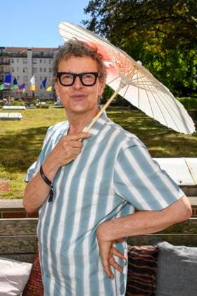 Rolf Schneider as guest at the fashion show by Anja Gockel Von welchen Farben traeumt dein Glueck as part of Berlin Fashion Week 2025 on 01 July 2025 in Berlin Berlin Germany