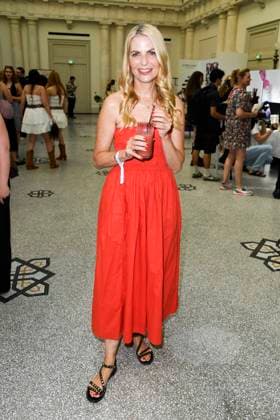 Tanja Buelter presenter as a guest in the Vip Beauty and Fashion Lounge by Reichert Communications as part of Fashion Week 2025 at Hotel de Rom on July 01, 2025 in Berlin Berlin Germany