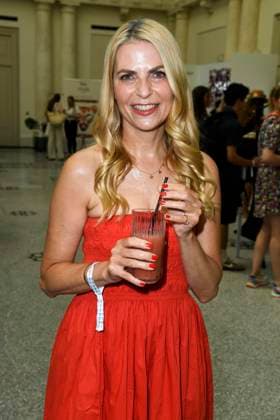 Tanja Buelter presenter as a guest in the Vip Beauty and Fashion Lounge by Reichert Communications as part of Fashion Week 2025 at Hotel de Rom on July 01, 2025 in Berlin Berlin Germany