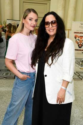 Marie von den Benken and Miyabi Kawa as guests in the Vip Beauty and Fashion Lounge by Reichert Communications as part of Fashion Week 2025 at Hotel de Rom on July 01, 2025 in Berlin Berlin Germany
