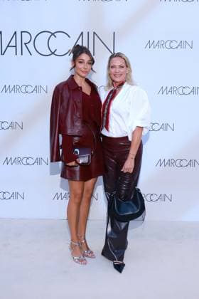 Catharina Maranca and her mother Antje Maranca at the Marc Cain A Quiat Rebellion fashion show on 1 07 2025 at the Pei Bau in Berlin Marc Cain Fashion Show in Berlin
