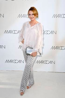 Monika Sozanska at the Marc Cain Fashion Show A Quiet Rebellion at Berlin Fashion Week S S 2026 in the Pei Bau Deutsches Historisches Museum Berlin, 01 07 2025 Foto:xF.xKernx xFuturexImagex cain_5821