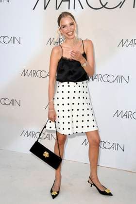 Leonie Hanne at the Marc Cain Fashion Show A Quiet Rebellion at the Berlin Fashion Week S S 2026 in the Pei Bau Deutsches Historisches Museum Berlin, 01 07 2025 Foto:xF.xKernx xFuturexImagex cain_5861