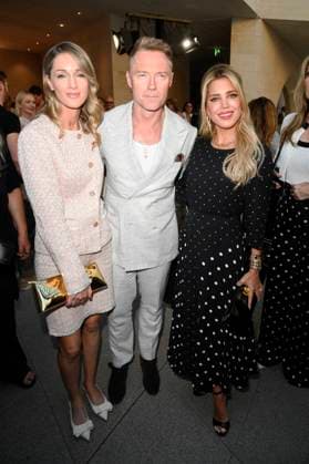 Storm Keating, Ronan Keating and Sylvie Meis at the Marc Cain Fashion Show A Quiet Rebellion at Berlin Fashion Week S S 2026 in the Pei Bau Deutsches Historisches Museum Berlin, 01 07 2025 Foto:xF.xKernx xFuturexImagex cain_5901