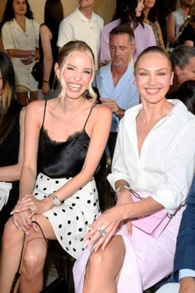 Leonie Hanne and Candice Swanepoel at the Marc Cain Fashion Show A Quiet Rebellion at Berlin Fashion Week S S 2026 in the Pei Bau Deutsches Historisches Museum Berlin, 01 07 2025 Foto:xF.xKernx xFuturexImagex cain_5894