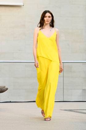 Model at the Marc Cain Fashion Show A Quiet Rebellion at the Berlin Fashion Week S S 2026 in the Pei Bau Deutsches Historisches Museum Berlin, 01 07 2025 Foto:xF.xKernx xFuturexImagex cain_5923