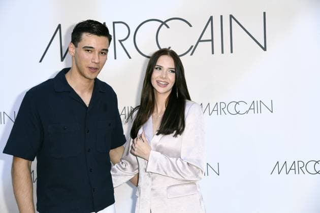 San Diego Pooth and Louisa Büsche at the Marc Cain Fashion Show A QUIET REBELLION in Berlin on 01 07 2025