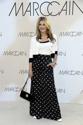 Frauke Ludowig at the Marc Cain Fashion Show A QUIET REBELLION in Berlin on 01 07 2025