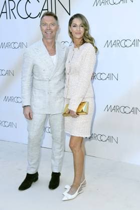 Ronan Keating and Storm Keating at the Marc Cain Fashion Show A QUIET REBELLION in Berlin on 01 07 2025