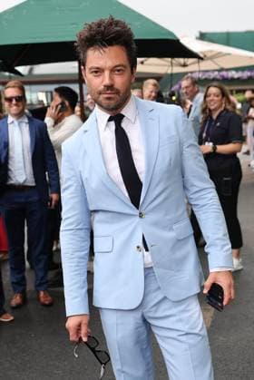 . 02 07 2025. London, United Kingdom. Dominic Cooper arriving on day three of the Wimbledon Tennis Championships in London.  xStephenxLockx xi-Imagesx IIM-26066-0007