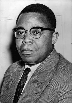 Afrika Ägypten 25. Juni 1960 - Belgisch-Kongo verkündete seine Unabhängigkeit und ernannte Joseph Kasa-Vubu zum Staatsoberhaupt. Er war zuvor Präsident von Abako. Im Bild: ein Porträt von Joseph Kasa-Vubu. *** Africa Egypt 25 June 1960 Belgian Kongo announced its Independence and appointed Joseph Kasa vubu to Head of State he was previously President from Abaco at Picture a Portrait from Joseph Kasa vubu  Copyright: xUnitedxArchivesx xkpaxKeystonex 19600625_baf_k09_001