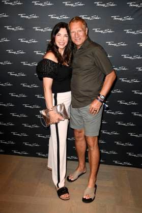 Alexandra Polzin with husband Gerhard Leinauer at the Thomas Sabo Elyndra collection presentation at Berlin Fashion Week S S 2026 at the Hotel de Rome Berlin, 02 07 2025 Foto:xF.xKernx xFuturexImagex sabo_5712