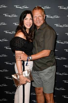 Alexandra Polzin with husband Gerhard Leinauer at the Thomas Sabo Elyndra collection presentation at Berlin Fashion Week S S 2026 at the Hotel de Rome Berlin, 02 07 2025 Foto:xF.xKernx xFuturexImagex sabo_5714