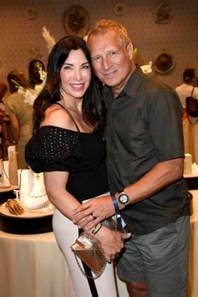 Alexandra Polzin with husband Gerhard Leinauer at the Thomas Sabo Elyndra collection presentation at Berlin Fashion Week S S 2026 at the Hotel de Rome Berlin, 02 07 2025 Foto:xF.xKernx xFuturexImagex sabo_5720