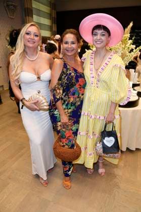 Guest, Gitta Saxx and Vreni Frost at the Thomas Sabo Elyndra collection presentation at the Berlin Fashion Week S S 2026 at the Hotel de Rome Berlin, 02 07 2025 Foto:xF.xKernx xFuturexImagex sabo_5735
