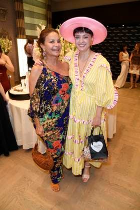 Gitta Saxx and Vreni Frost at the Thomas Sabo Elyndra collection presentation at Berlin Fashion Week S S 2026 at the Hotel de Rome Berlin, 02 07 2025 Foto:xF.xKernx xFuturexImagex sabo_5737