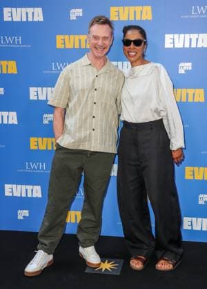 Arrivals for the Jamie Lloyd production of Evita at The London Palladium Featuring: Ben Daniels, Sophie Okonedo Where: London, United Kingdom When: 02 Jul 2025 Credit: John Rainford Cover Images EDITORIAL USE ONLY. NOT FOR USE BY NEWSPAPERS BASED IN THE UK. Copyright: xx coverimg54888815