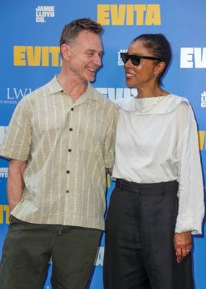 Arrivals for the Jamie Lloyd production of Evita at The London Palladium Featuring: Ben Daniels, Sophie Okonedo Where: London, United Kingdom When: 02 Jul 2025 Credit: John Rainford Cover Images EDITORIAL USE ONLY. NOT FOR USE BY NEWSPAPERS BASED IN THE UK. Copyright: xx coverimg54888816