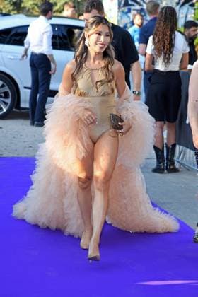 Kisu Nguyen at the LASCANA SUMMER CLUB as part of the Berlin Fashion Week Spring Summer 2026 at Maaya Berlin on 02 07 2025