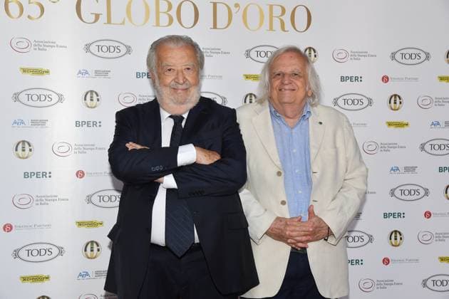 Rome, Italy: Rome, Sala Della Protomoteca in Campidoglio Golden Globe 2025 Awards, In the photo: Pupi Avati and Antonio Avati Rome Italy  - ZUMAp169 20250702_zea_p169_460 Copyright: xVincenzoxLandix
