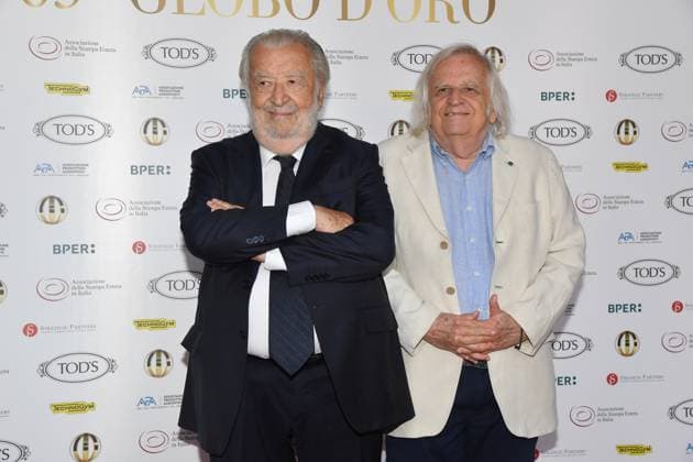 Rome, Italy: Rome, Sala Della Protomoteca in Campidoglio Golden Globe 2025 Awards, In the photo: Pupi Avati and Antonio Avati Rome Italy  - ZUMAp169 20250702_zea_p169_462 Copyright: xVincenzoxLandix