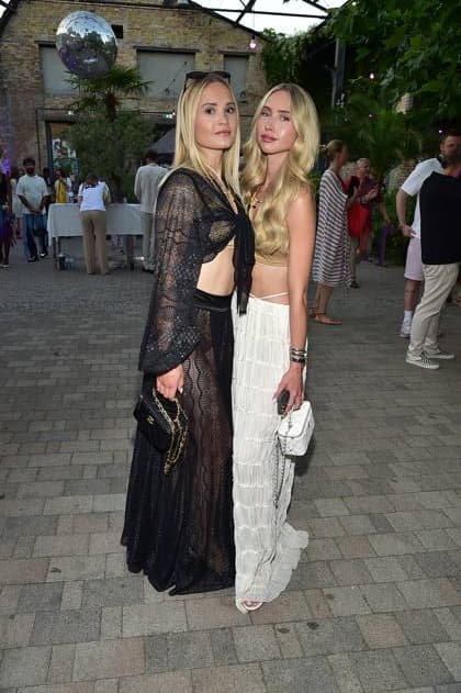 GermanyPremiere JURASSIC World Shania and Davina Geiss ã LASCANA Summer Club Ò the well-known Hamburg lingerie and beachwear brand transformed the urban location ãMaayaÒ in Berlin Friedrichshain into a tropical oasis with pool in Berlin, on 02 07 2025 Photopress Mueller